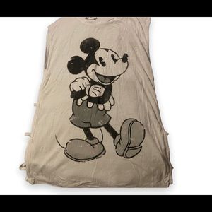 NWOT Mickey Mouse shirt with slits
